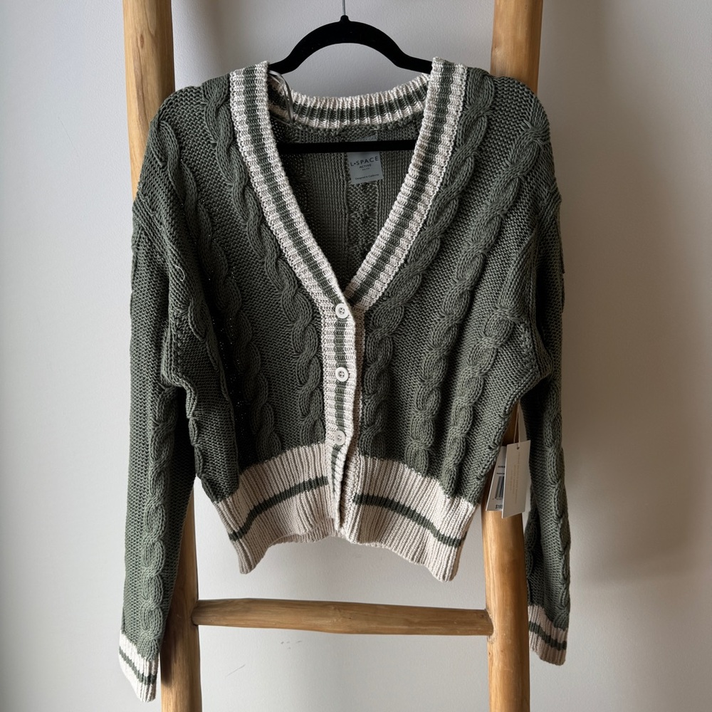 NWOT L SPACE | varsity knit